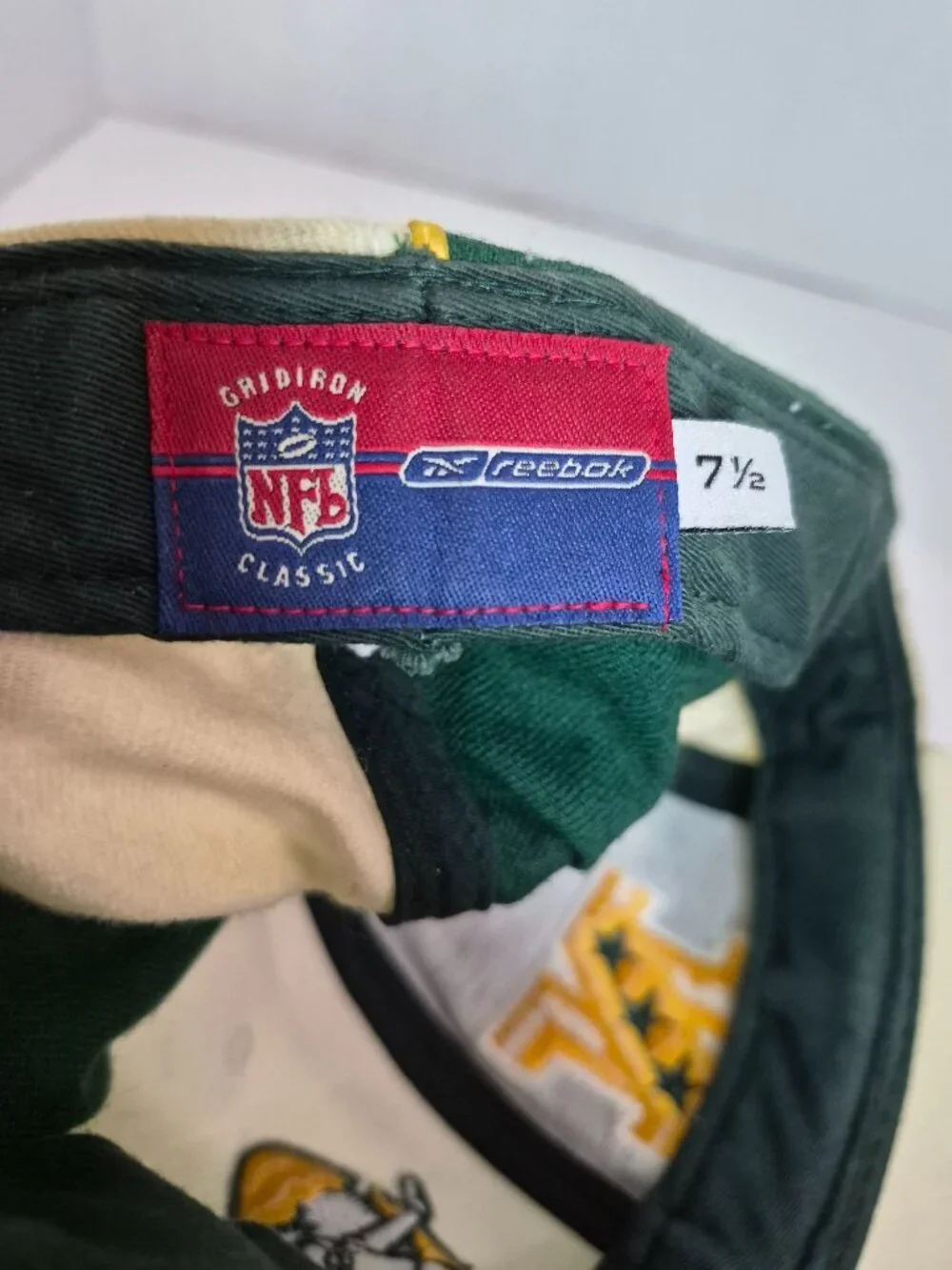 NFL Reebok GreenBay Packers Football Fan Retro Fitted Classic Wool Hat
